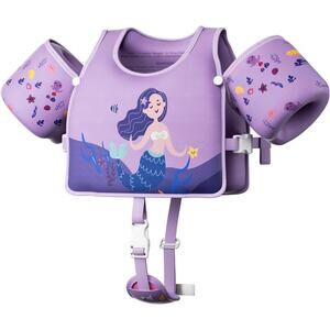 New Toddler Swim Float Vest with Adjustable Straps and UPF 50 fits 33-41 lbs